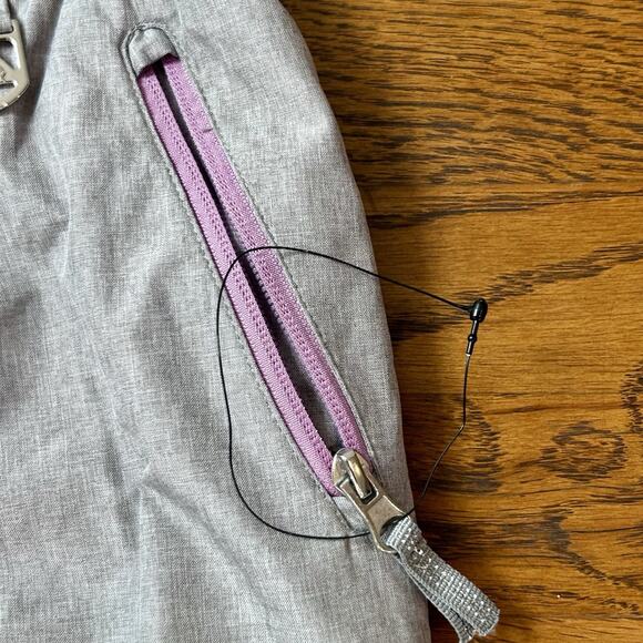 Gerry Snow Pants Ski Bib Overalls Insulated Gray S 7-8 Pink Accents NEW - Picture 4 of 8